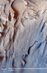 Törés a Becquerel kráter rétegzett lerakódásaiban