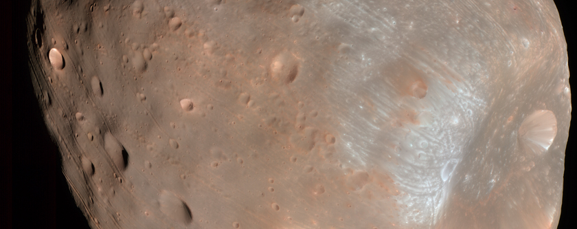 Phobos Imaged by HiRISE